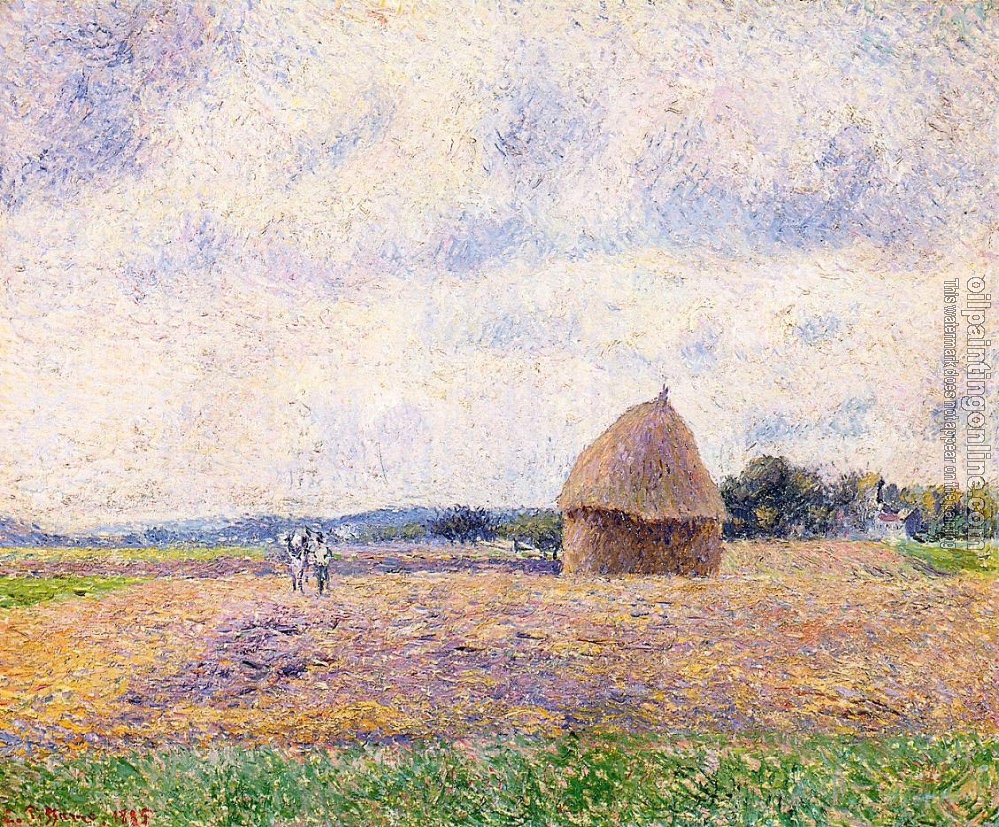 Pissarro, Camille - Haystack, Eragny